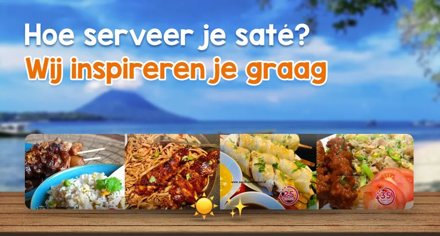 Hoe serveer je saté