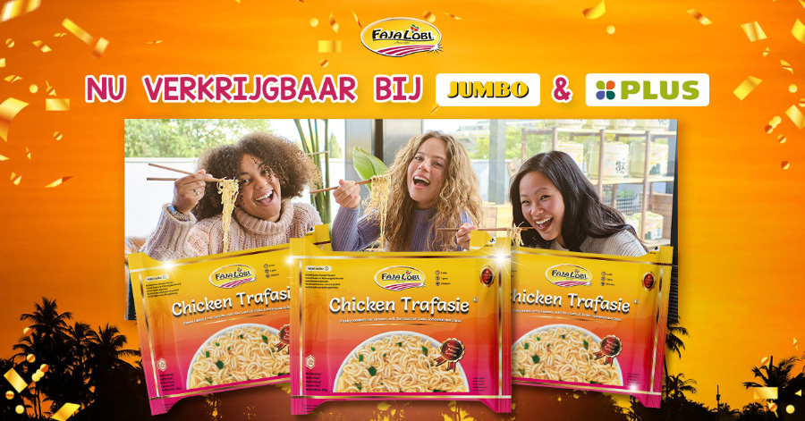 🌟 NU VERKRIJGBAAR! Chicken Trafasie & Platbrood Trafasie nu bij Jumbo & Plus! 🍜🥙