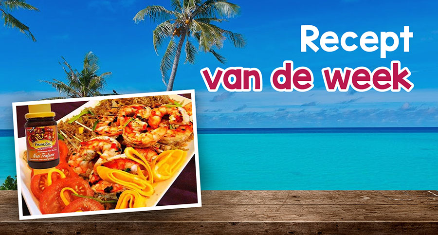 Recept v/d week: Javaanse gegrilde knoflook garnalen met nasi