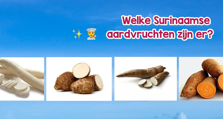 Welke Surinaamse aardvruchten zijn er?