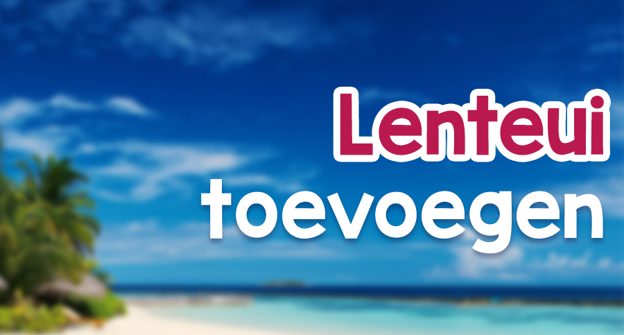 lenteui-toevoegen